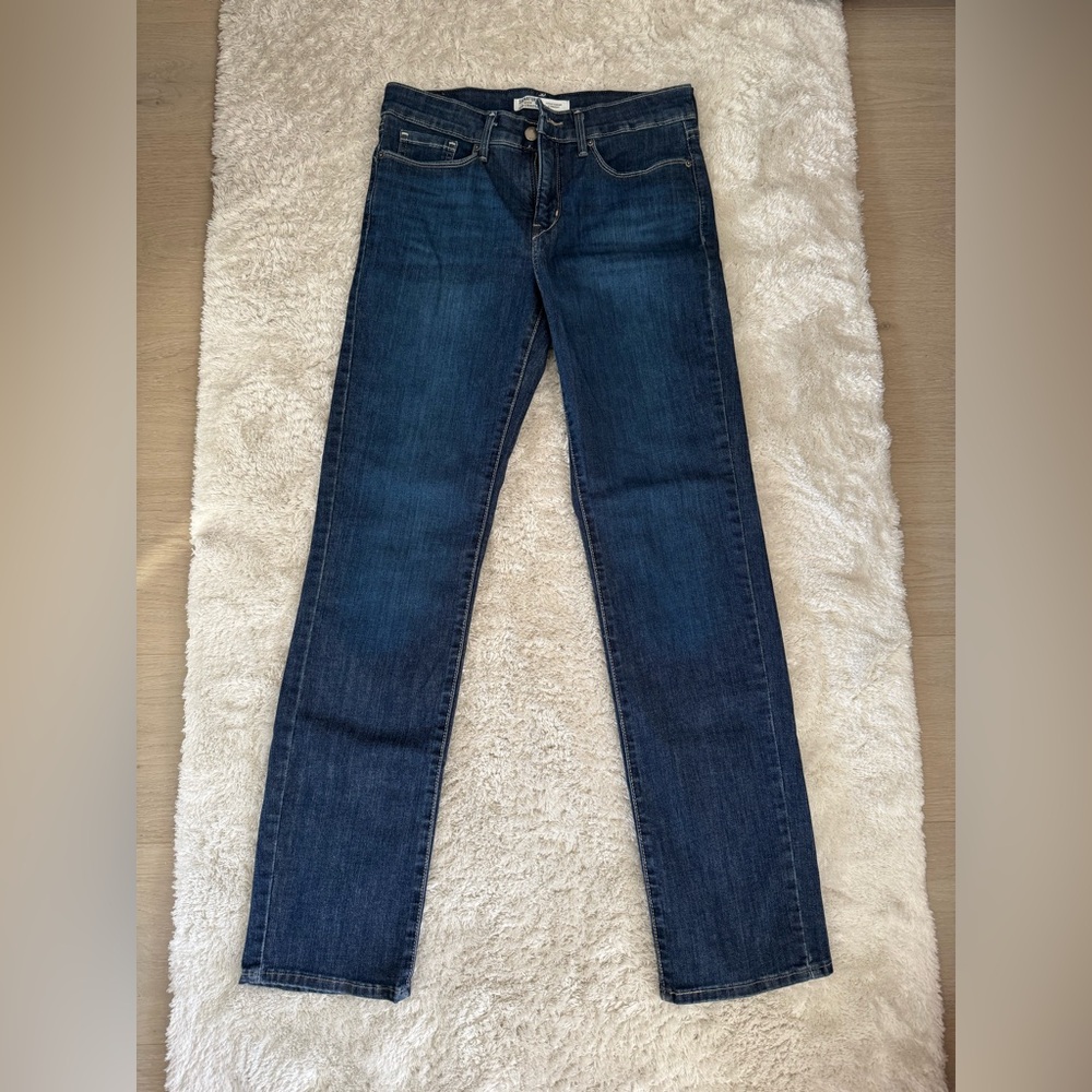 Classic Blue Women's Straight Leg Jeans
